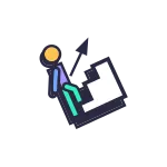 Career Growth SVG Icon